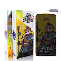 Protecteur d'écran anti-espion en verre trempé ESD pour iphone 16 Pro Max 17 air Redmi 12C 13C 10C Note 12 13 Pro Panda Glass