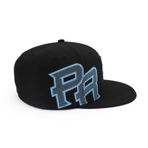 <span class=keywords><strong>Gorra</strong></span> de Algodón Unisex Original de Fábrica, 6 Paneles, Visera Plana <span class=keywords><strong>Negra</strong></span>, Logotipo Personalizado <span class=keywords><strong>con</strong></span> Transferencia Térmica, <span class=keywords><strong>Gorra</strong></span> Ajustada de Jersey para Exteriores - Product Image 3