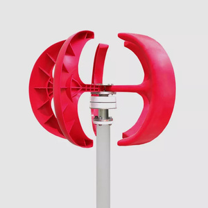 Générateur éolien magnétique de style lanterne rouge, petit modèle 800W 24V, prix d'usine abordable, marque RY-R1-800W - Product Image 2
