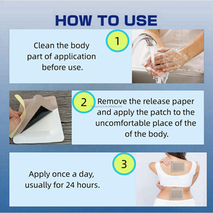 Extraits de plantes Patch de soulagement de la douleur Soulagement de la douleur Patch médical étanche Patch de soulagement de la douleur - Product Image 4