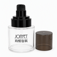 Bouteille Pompe Transparente PETG 100ml à Large Ouverture Prête à l'Expédition, Vide, pour Sérum, Lotion, Tonique avec Pulvérisateur, Emballage Cosmétique de Marque