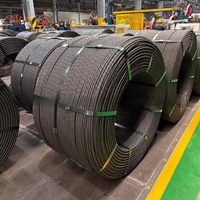 Fil d'acier à haute résistance ASTM A416 pour précontrainte, 15,2 mm, 1860 MPa, services de soudage et de cintrage pour la construction de ponts en béton