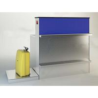 Comptoirs de départ pour aéroport en matériau Kandong de haute qualité, avec des comptoirs de remboursement de type défense multicolores