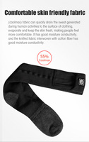 Vente en gros de chauffe-pieds Blue Tooth Smart App Chaussettes de ski chauffantes à piles Chaussettes pour hommes auto-chauffantes