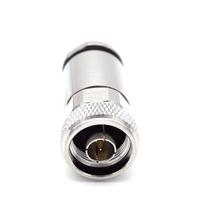 LWMC RF Coaxial N Macho Conectores de abrazadera de enchufe para cable FLEX10 RF Esencial para un rendimiento óptimo