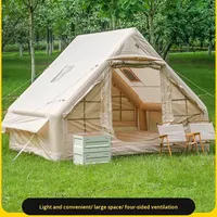 Tente de toit pour camping en plein air, quatre saisons, ouverture rapide, voyage portable, tissu Oxford 210D, coton, quatre coins, porte simple, simple couche