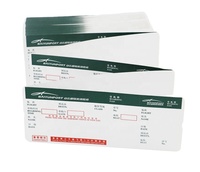 Vente chaude papier d'impression personnalisé billet d'avion embarquement Pass board pass.