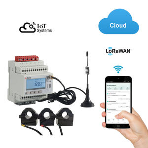 Acrel Lorawan Rs485 Modbus RTU Din Rail <span class=keywords><strong>3</strong></span> fase 4 kawat <span class=keywords><strong>IoT</strong></span> meteran listrik dengan sistem pemantauan daya jarak jauh - Product Image 1