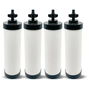 NSF certificate ceramic with activated carbon block filter cartridge compatible for gravity outdoor water filtration system