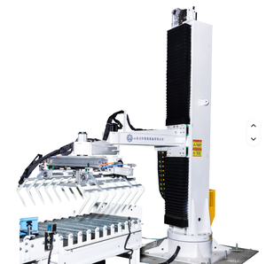 מערם אוטומטי לשקיות קרטון לציוד אריזה במחסן מזון וכימיקלים, פלטייזר רובוטי בעל עמודה אחת, שטח קטן - Product Image 6