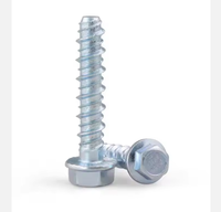 Ultimate Solution Carbon Steel Concrete Anchor Bolts Hex Flange Head 8mm Diameter Zinc Finish Strength Grade 8.8 for Heavy