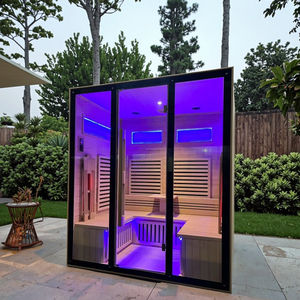 تخصيص 4-6 ساونا داخلية كندية غرفة ساونا حمراء ساونا تجارية - Product Image 3