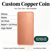 Pièces de monnaie en cuivre pur Lady Beayty de 1 oz pour Halloween, barres de cuivre fin .999 de 1 oz pour la vente en gros