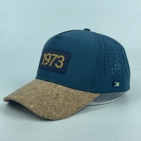 Gorra de Béisbol Transpirable con Corte Láser Perforado de 5 Paneles, Ajustable para Verano y Actividades al Aire Libre