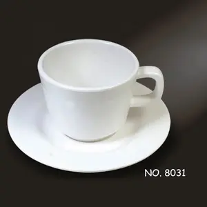 Melamin Kaffeetasse und Untertasse Set Kunststoff Tee tasse Set