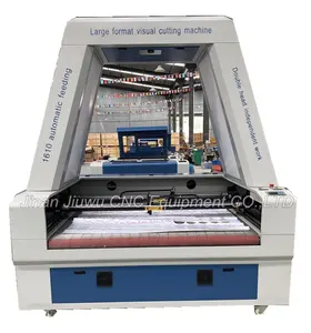 High Efficiency Double Kepala Auto Makan 1610 CNC CCD Laser Cutting Mesin