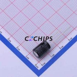 Condensador Electrolítico de Aluminio de Orificio Pasante 16YXS470MEFC8X11.5, Orificio Pasante, D8xL11.5mm, 470uF, 20%, 16V, 730mA-100KHz - Product Image 2