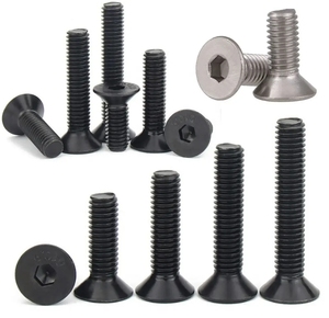 Tornillo YPH CSK cincado, métrico, personalizado, de acero inoxidable 304, M1.6, M2, M2.5, M3, M4, con cabeza ovalada y avellanado para máquina - Product Image 1