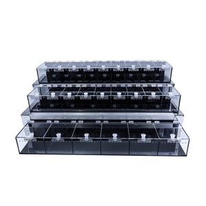 Gabbia di Lusso Quadrata Personalizzata a 3 Strati in Acrilico ABS per Allevamento di Serpenti, Gechi e Lucertole, Teca da Esposizione per Rettili e Anfibi per Uso Esterno - Product Image 6