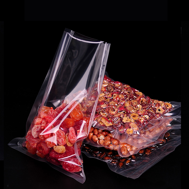 Imprimé sac sous vide pour fruits de mer sacs sous vide alimentaire épaisseur 4mm sac sous vide rouleau de grille de nourriture