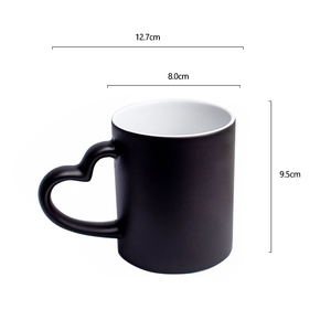 Nhà máy 11oz cá nhân nhiệt độ thay đổi màu cup nhiệt nhạy cảm ma thuật cup Mug với hình ảnh tùy chỉnh hình ảnh biểu tượng - Product Image 2