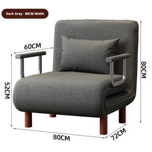 Canapé-<span class=keywords><strong>lit</strong></span> pliable multifonctionnel pour salon, idéal pour la sieste, gain de place, design tendance, en tissu - Product Image 6