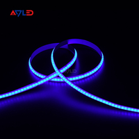 Tira de Luces LED COB RGB DC24V IP20, Regulable, Multicolor, USB/Wi-Fi, Cambio de Color Inteligente, Certificación CE/ROHS, CRI>90