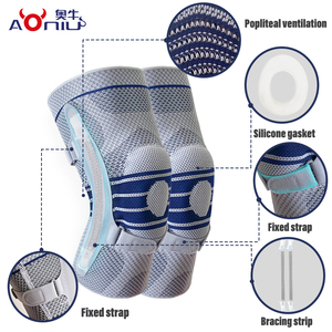 Genouillères <span class=keywords><strong>de</strong></span> sport <span class=keywords><strong>de</strong></span> basketball haut <span class=keywords><strong>de</strong></span> gamme, anti-collision, respirantes, en spandex, très tendance et très vendues - Product Image 2