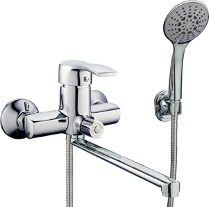 China Modern Two Way Single Hole Wall Mounted Bath Shower Faucets