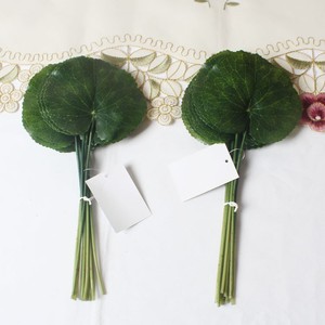 Artificial Lotus Leaf PU Green Indoor Decorative Flower High Simulation For Home Balcony <b>Soft</b> Furnishing - Product Image 2