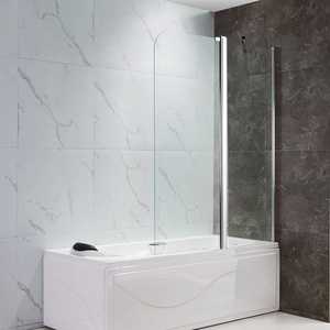 Panel de vidrio sin marco con bisagras para <span class=keywords><strong>bañera</strong></span> de Zhejiang Lantin - Product Image 1