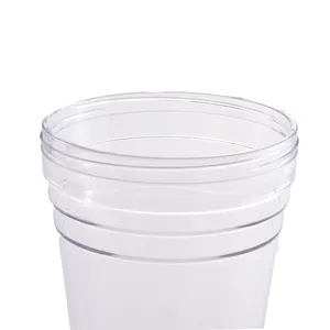 480ml(16oz) BPA içermeyen sürdürülebilir özel Logo çocuklar plastik şeffaf saman su bardakları kapaklı