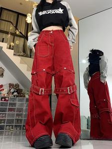 Pantalones vaqueros acampanados de tiro medio azul oscuro para mujer, nueva colección primavera 2026, estilo europeo, corte ajustado. - Product Image 1