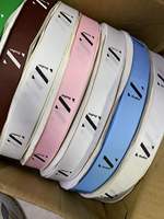 Rubans personnalisés double face pour emballer des bouquets, décorations de mariage, rubans faits main DIY