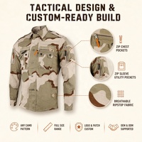 Uniforme de camouflage KMS, vente en gros OEM, résistant à l'étirement, respirant, activités de plein air, uniformes d'entraînement tactiques