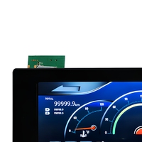 Layar Panel Sentuh Kapasitif TFT 10,25 Inci untuk Panel Instrumen Bus Komersial, Resolusi 1290x720, Kecerahan Tinggi, 16,7 Juta Warna, Lebar