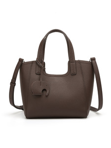 Personalised Luxury New Trendy Ladies Handbag Genuine Leather Bucket Shape Durable Portable Office Handbag Manufacturers China - Product Image 5