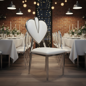 Chaises <span class=keywords><strong>de</strong></span> banquet commerciales en métal <span class=keywords><strong>de</strong></span> style marocain moderne - Chaises élégantes pour mariages et restaurants d'hôtel, empilables, pour l'extérieur - Product Image 1