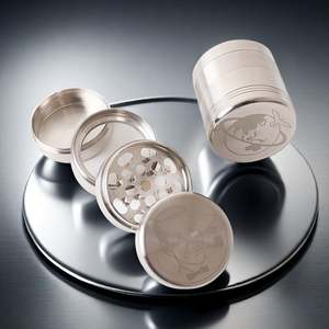 Broyeur à herbes en acier inoxydable de haute qualité, 50 mm, 4 couches, logo personnalisé, broyeur à tabac sec pour herbes - Product Image 6