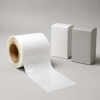 Film BOPET blanc 75μm (W501D) - Surface lisse haute brillance, faible rétrécissement, pour impression, laminage et étiquettes