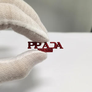 Parche de Letras <span class=keywords><strong>Inglesas</strong></span> Versátil de Metal Galvanizado y Lacado de 33*10MM, Accesorios Decorativos de Moda para el Cabello - Product Image 5