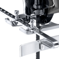 Scie sauteuse KSEIBI 710W pour le travail du bois, 220V/240V 50/60Hz avec guide laser, profondeur de coupe de 80 mm, scie à main électrique à tige en T pour le bois et le métal