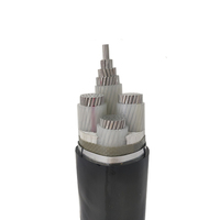Câble d'alimentation en aluminium 4x16mm2 4c X 25mm2 Basse tension 4 Core X 10mm2 4x35mm2 Câble d'alimentation électrique souterrain