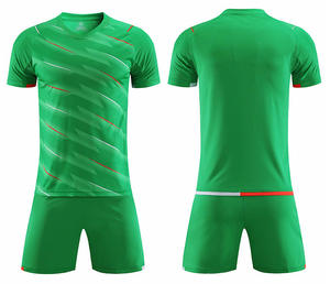 Kit de camiseta de fútbol personalizado para niños y adultos, pantalones cortos populares para ejercicio al aire libre de fútbol, ropa para correr de secado rápido, precio - Product Image 6
