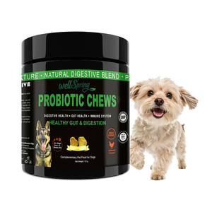 Formule avancée de multivitamines et de probiotiques avec graines de lin. 60 comprimés aromatisés au yaourt aux bleuets |   Complément alimentaire. - Product Image 1