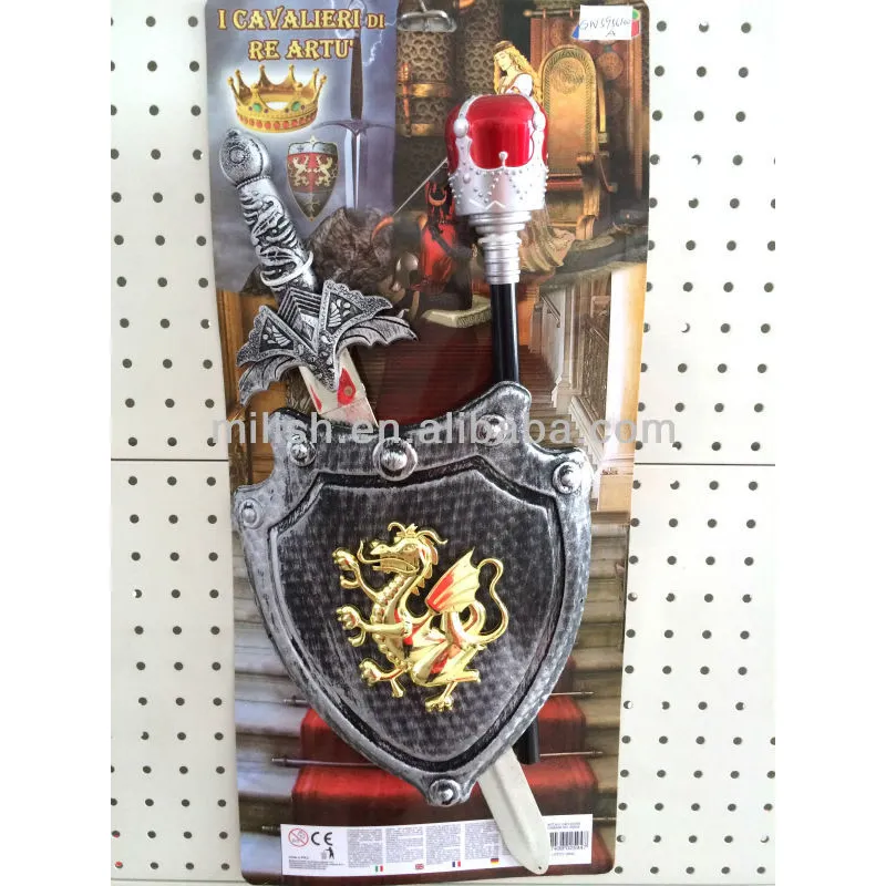Wholesale Masquerade Party Halloween toys king Knight Swords Shield Sceptre set HH-0276
