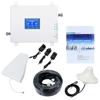 Repetidor de Señal Tribanda GSM 2G 3G 4G Amplificador de Red Amplificador de Señal Móvil 900 1800 2100 Repetidor 3G 4G LTE para Teléfono Móvil