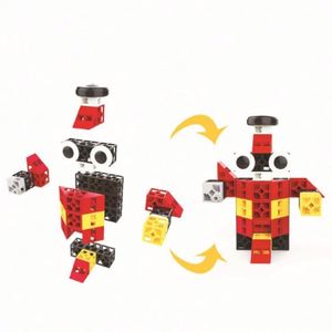 Nouveauté 2020 : Jouets éducatifs en bois pour enfants – Blocs de construction DIY pour développer l'intelligence, ensemble de blocs, robots électroniques - Product Image 2