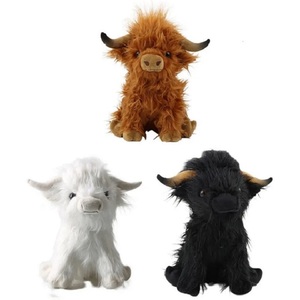 Venta al por Mayor de Fábrica: Peluches de Vaca Highland de 28 cm, Muñecos de Yak Escocés, Regalos para Niños - Product Image 1
