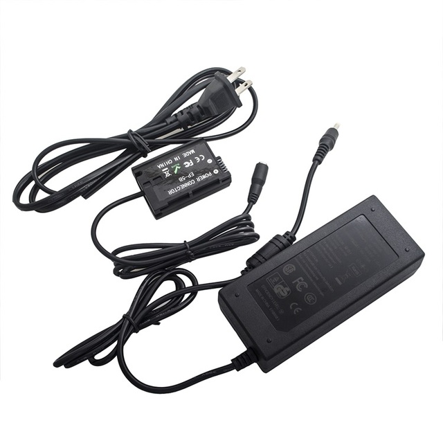 EN-EL15 Full Decoding Dummy Battery+EP-5B AC Power Adapter Kit for D7100 D7200 D7500 D500 D600 D610 D7000 Z5 Z6